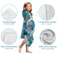 thumbnail image 7 of Dog with Pioneer Flower Hooded Bath Towel，50"x30" for Ages 3 To 12 Kids, Quick Dry Lightweight Soft Microfiber Hood Beach Towel Cover Up for Kids, 7 of 7