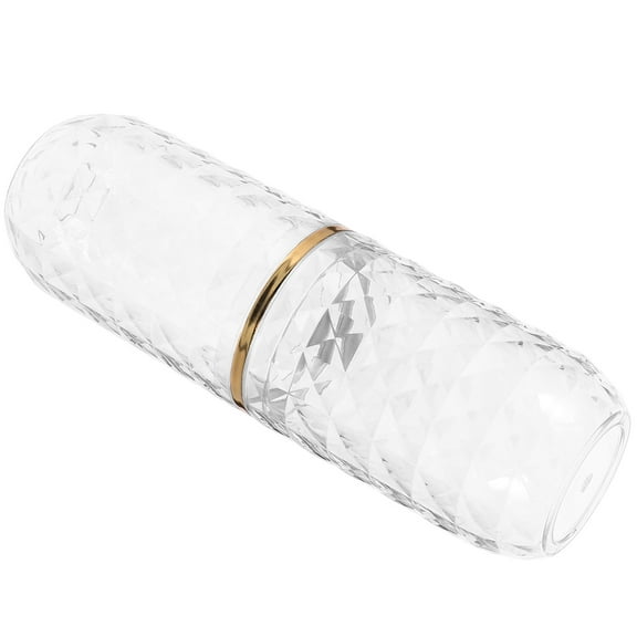 unbranded Toothbrush Container Travel Case Covers Portable Transparent