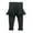 Black, variant on Uccdo Girls Casual Thicken Fleece Leggings Skaters Tutu Skirts Winter Warm Tights Pants 3-11 Years