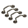 thumbnail image 4 of Wardrobe Pull, 4 Set Cabinet Handle Antique With Screw For Home For Living Room For Bedroom, 4 of 8