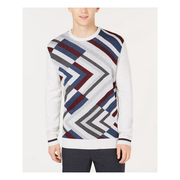 ALFANI Mens Gray Midweight Crew Neck Sweater XL