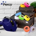 thumbnail image 6 of Perco 1 Line Multicolored Sleeve— 8,000 Labels for Perco Lite, X, Plus & Pro Guns—Includes White, Yellow, Blue, Lavender & Fluorescent Colors (Red, Green, Pink, Orange)— 8 Rolls, 1 Sleeve—Made in USA, 6 of 7