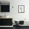 thumbnail image 3 of Stupell Industries Glam Girl Bathrobe Typography Painting Black Floater Framed Canvas Art Print Wall Art, 17 x 21, 3 of 10