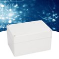 thumbnail image 3 of IP65 Waterproof ABS Power Junction Box, 160x110x90mm Flame Retardant Electrical Enclosure with Surface Mount Design, Includes 4 Mounting Screws & Waterproof Cable for Indoor/Outdoor Wiring, Control, 3 of 7