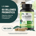 thumbnail image 4 of Suplemento Alimenticio LIFE 360+ 60 Billones Probióticos 160 Cápsulas, 4 of 7