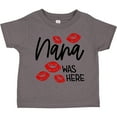 thumbnail image 3 of Inktastic Nana Was Here Red Kisses Boys or Girls Toddler T-Shirt, 3 of 5
