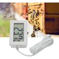 thumbnail image 2 of Hive Digital Sensor, Accurate LCD Display 2 Colors Remote Hygrometer for Home Office Bedroom Brown Outdoor Thermometer White A, 2 of 8