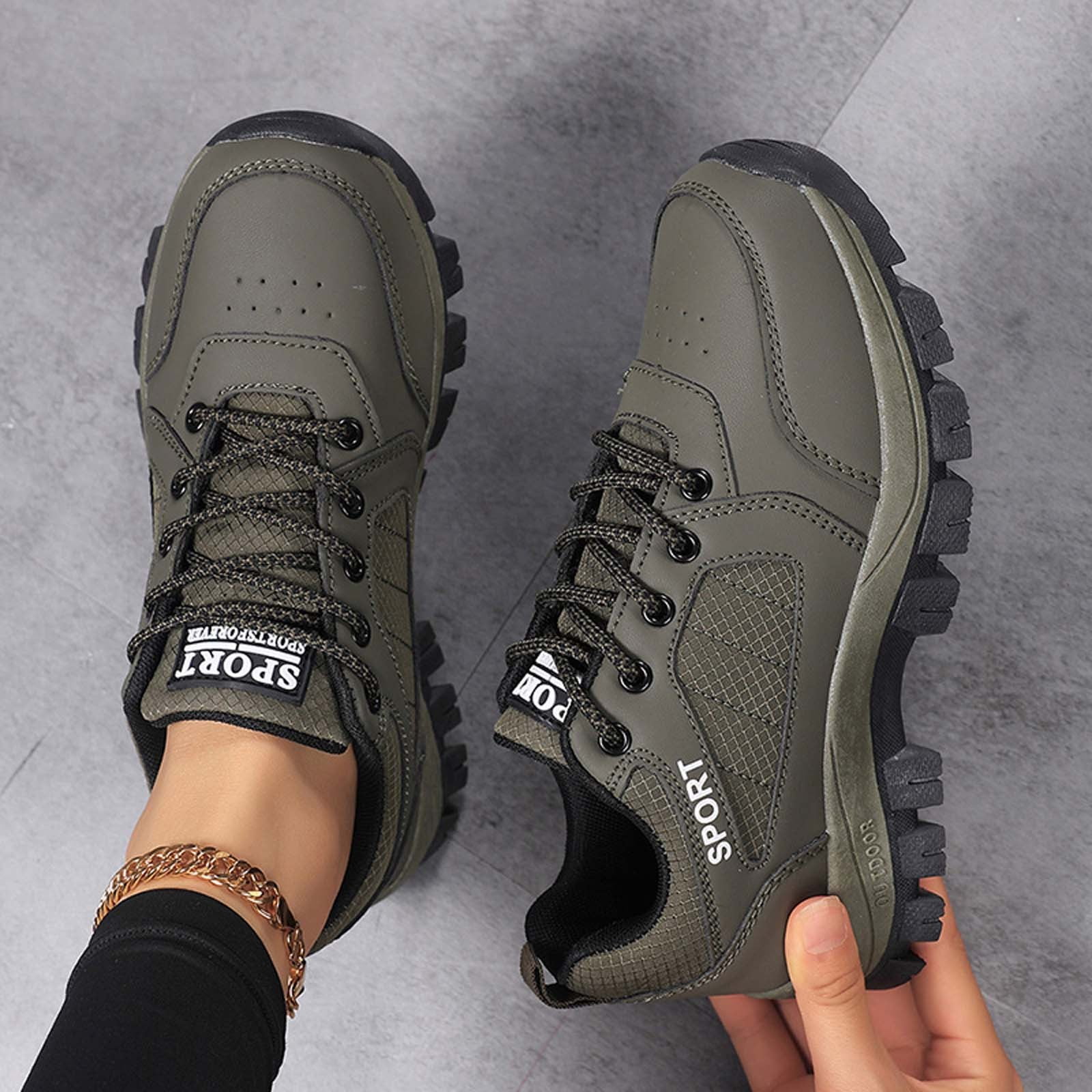 Women's Walking Shoes Waterproof Hiking Shoes on Orthopedic Sneakers Outdoor Non Shoes Casual Trail Shoes