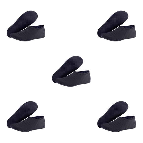 Greeniant 1 par de zapatos de playa antideslizantes elásticos de secado rápido calcetines descalzos exterior cómodo surf bajo el agua negro XXS Negro XXS 5piezas Greeniant  CBP218489