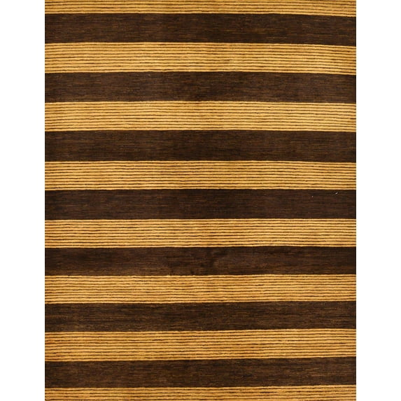 Ahgly Company Indoor Rectangle Abstract Red Oriental Area Rugs, 5' x 8'