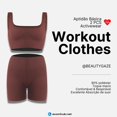 thumbnail image 2 of Conjunto de Entrenamiento para Mujer color Marrón M Beautygaze Beautygaze, 2 of 2