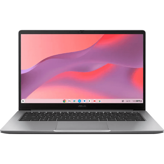 ASUS Chromebook CX14 14” Full HD Laptop, Intel Celeron N4500, 4GB RAM, 64GB eMMC, Chrome OS