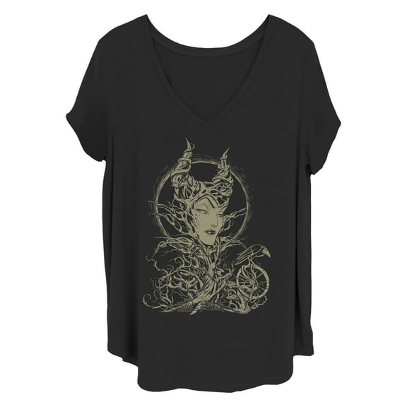 Women's Disney Sleeping Beauty Maleficent Twisted Queen Graphic T-Shirt