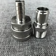 thumbnail image 3 of Homebrew Disconnect Stainless Steel Homebrew Brewing Quick Disconnect Set 1/2"BSP Beer Fitting, 3 of 6