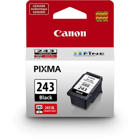 Canon PG-243 Black Ink Cartridge, Compatible to MX492, MG3020, MG2920,MG2924, iP2820, MG2525 and (Best Compatible Ink Cartridges Review)