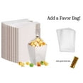 thumbnail image 3 of Set of 24 Striped Popcorn Cups for Party Wedding Favor Snacking Bridal Shower Baby Shower Birthday Party Movie Night Mini Popcorn Boxes Favor Bags, 3 of 10