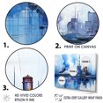thumbnail image 3 of Designart "Innovations In Abstract Factory Symmetry I" Factories Floater Framed Wall Art Prints, 3 of 5
