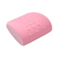thumbnail image 2 of Almohada de apoyo para silla de oficina, cojín de respaldo de espuma viscoelástica ergonómica y cómoda, soporte para sofá, asiento de coche. Rosa, 2 of 8