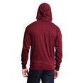 thumbnail image 2 of G-Style USA Men's Lightweight Cross-Dyed Pullover Hoodie Sweatshirt MH13104 - Cranberry Caviar - Large, 2 of 6