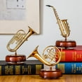 thumbnail image 5 of Music Box Classical Trumpet French Statue Vintage Hand-cranked Music Box Ornamen, 5 of 5