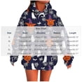 thumbnail image 4 of APEXFWDT Halloween Hoodie for Women Halloween Graphic Oversized Sweatshirt Long Sleeve Novelty Pullover Top, 4 of 5