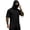 Mens Shirts Black, variant on Mens UPF 50+ UV Sun Protection Hoodie Pullover Short Sleeve Outdoor Running Hiking Shirt Fathers Gift