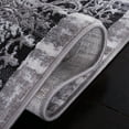 thumbnail image 4 of SAFAVIEH Amelia Toria Floral Runner Rug, Charcoal/Gray, 2' x 8', 4 of 10