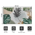 thumbnail image 5 of Green Boho Plant Pattern Door Rugs,Washable Non Slip Door Mats Indoor,Decorative Door Mats,Entry Mat Indoor for Entrance,Bedroom,Kitchen,Bathroom,17"x30", 5 of 6