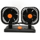 thumbnail image 2 of Ventilador de refrigeración de coche de doble cabezal, ventilador de encendedor de cigarrillos portátil silencioso giratorio de 360 grados de alta potencia para camión, SUV, RV, ATV, barco, 2 of 8