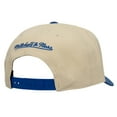 thumbnail image 2 of Men's Mitchell & Ness  Cream/Blue San Jose Earthquakes Upside Down Pro Pinch Snapback Hat, 2 of 4