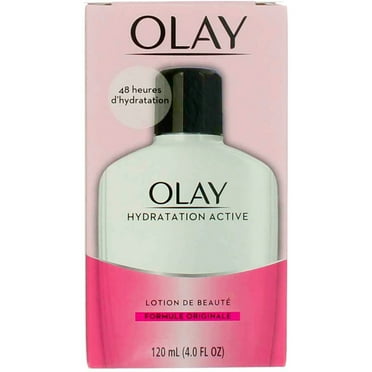Olay Active Hydrating Beauty Moisturizing Fluid Lotion, 4 fl oz (1 Pack)