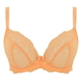 thumbnail image 3 of Panache Ana Lace Plunge Underwire Bra (9396),34G,Peach Melba, 3 of 5
