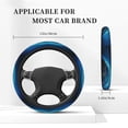 thumbnail image 3 of Logiee Planet Earth Print Breathable Elastic Steering Wheel Cover, Non-Slip Stretch Steering Wheel Protector,Universal 15 Inch Fit Auto, Suvs, Truck, 3 of 6