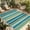 MediumSeaGreen, variant on Blue Green Yellow Striped Outdoor Rug for Patio/Deck/Porch, Non-Slip Large Area Rug 3 x 5 Ft, Modern Stripes Art Farmhouse Indoor Outdoor Rugs Washable Area Rugs, Reversible Camping Rug Carpet Runner