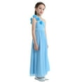 thumbnail image 3 of MSemis Kids One-shoulder Floor Length Flower Girl Dress, 3 of 4