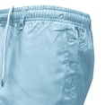 thumbnail image 5 of Xzbqbs Men's Outdoor Cargo Shorts Zipper Multi Pocket Inner Drawstring Waist 5 Inch Summer Bottoms Solid Color Lightweight Hiking Utility Trousers with Pockets, 5 of 6