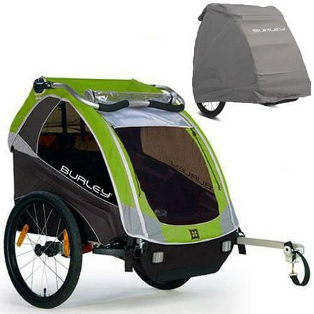 Burley Trailer Storage Cover - Burley - D-Lite Trailer with Storage Cover - Green