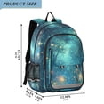 thumbnail image 2 of FORMRS School Backpack 17" Student Travel Bag with Laptop Compartment, Magical Forest Glowing Lights, 2 of 7