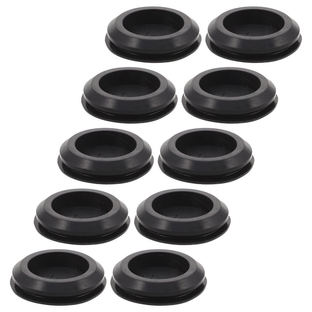 BESTYASH 10Ud Tapones De Silicona Negro Para Sin Herramientas En Equipos Y Muebles Industriales