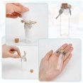 thumbnail image 3 of 4pcs Pet Hair Keepsake Bottle Dog Cat Clear Hair Memorial Mini Glass Vial with Angel Wings Pet Fur Locket Bottle with Heart Paw Ornaments for Pet Loss Sympathy Gift Pet Ashes Hair Storage Clear DIY, 3 of 5