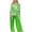 Green, variant on 2 Piece Sets for Women Casual Plus Size Womens Two Piece Outfits Fall Fashion Women Summer Fashion Colorful Chiffon Casual Printing Set Two Piece Set New & Trending