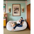 thumbnail image 4 of Sillón Puff Puff Mx cama King size King Gamuza Gris, 4 of 4