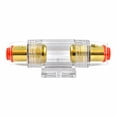 thumbnail image 2 of The Wires Zone Gold Plated Inline AGU Fuse Holder with 5 100 Amp Fuses, 4/8 Gauge, 2 of 7