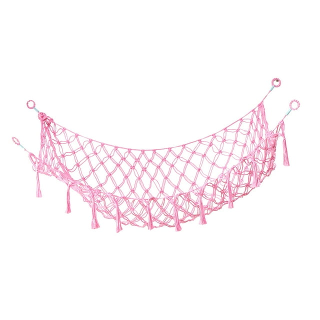Hamaca de peluche cuadrada de 53,15 x 25,59 pulgadas para baño de niños. Rosa