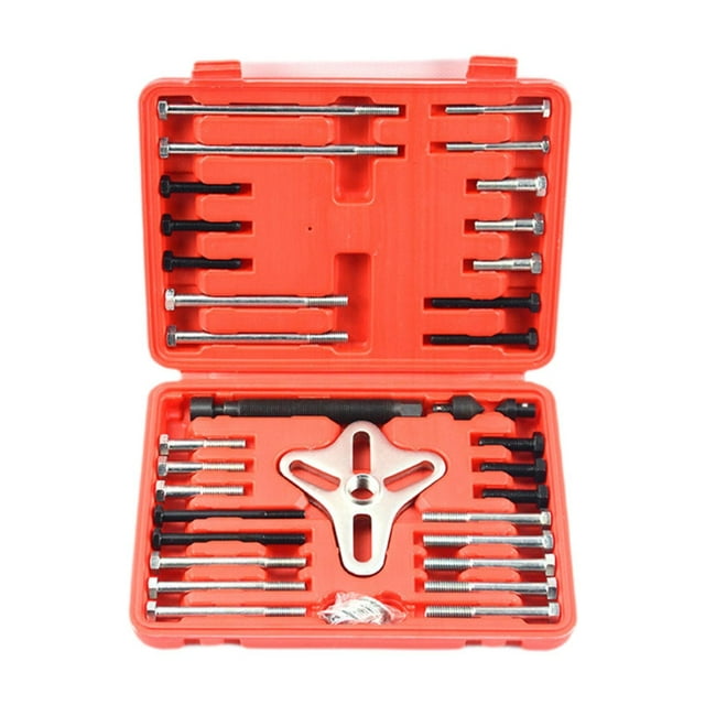 Extractor de Volante 46 Piezas, shamjiam, Juego de Extractor Equilibrador Armónico, Metal