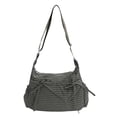 thumbnail image 2 of HAIJIE Plaid Shoulder Bags For Women Bow Crossbody Bag Soft Messenger Purse Zipper Handbag Adjustable Shoulder Straps (Style D-Green,One Size), 2 of 4