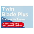 thumbnail image 6 of Equate Twin Blade Plus Disposable Razors, 5 Count, 6 of 10
