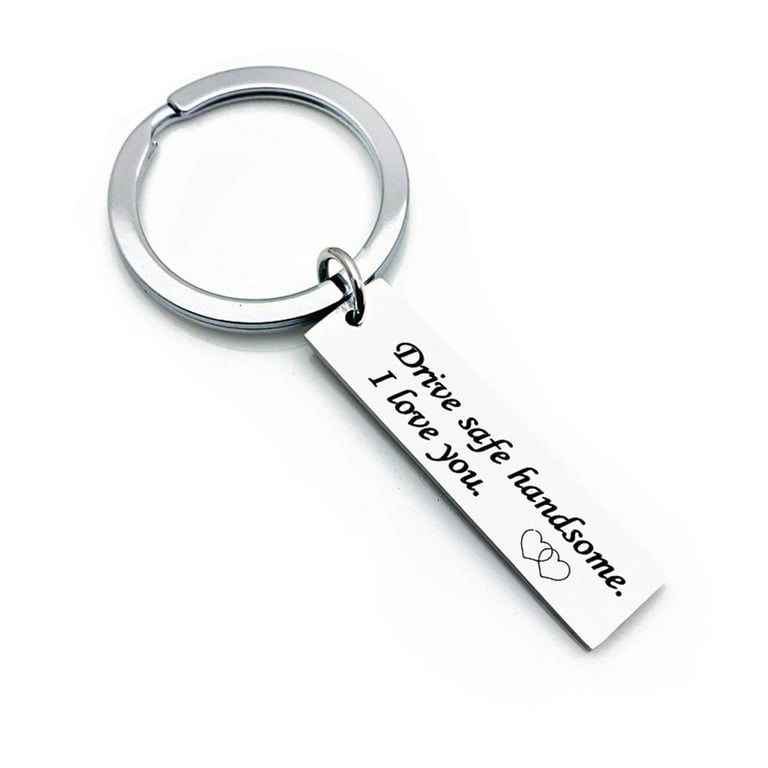 Personalized Detachable Silver Keychain