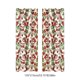 thumbnail image 3 of Cortinas navideñas estampadas | Cortinas opacas con ojales perforados | Decoración festiva para sala de estar en rojo y blanco | Panel bloqueador de luz de 135 x 213 cm, 3 of 5