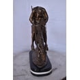 thumbnail image 5 of Nifao End of The Trail, a James Fraser Replica Bronze Statue – Home Decor Sculpture, 7"L x 20"W x 21"H, 5 of 11